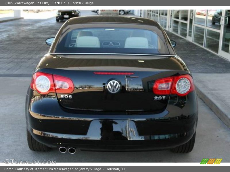 Black Uni / Cornsilk Beige 2009 Volkswagen Eos Lux