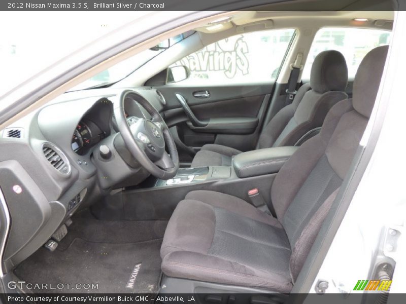 Brilliant Silver / Charcoal 2012 Nissan Maxima 3.5 S