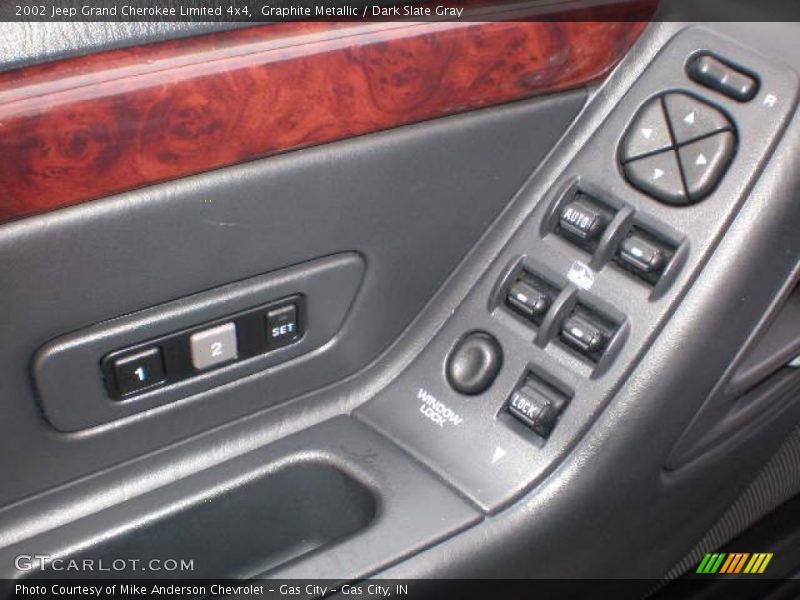 Graphite Metallic / Dark Slate Gray 2002 Jeep Grand Cherokee Limited 4x4
