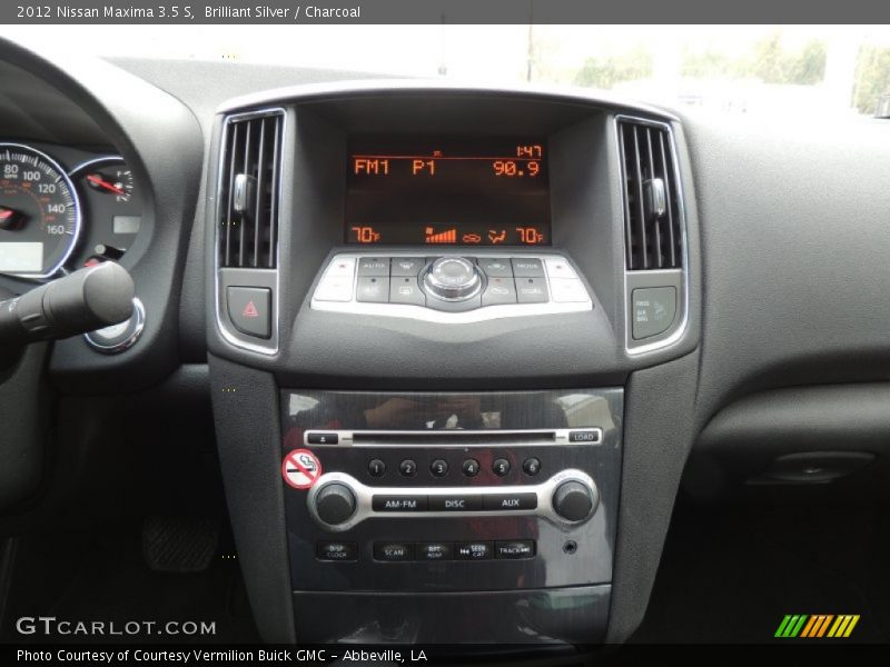 Brilliant Silver / Charcoal 2012 Nissan Maxima 3.5 S