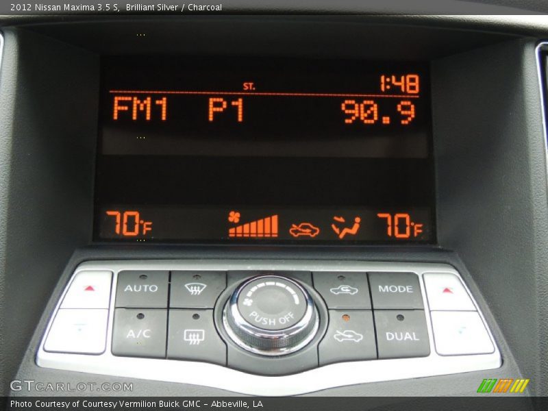 Brilliant Silver / Charcoal 2012 Nissan Maxima 3.5 S