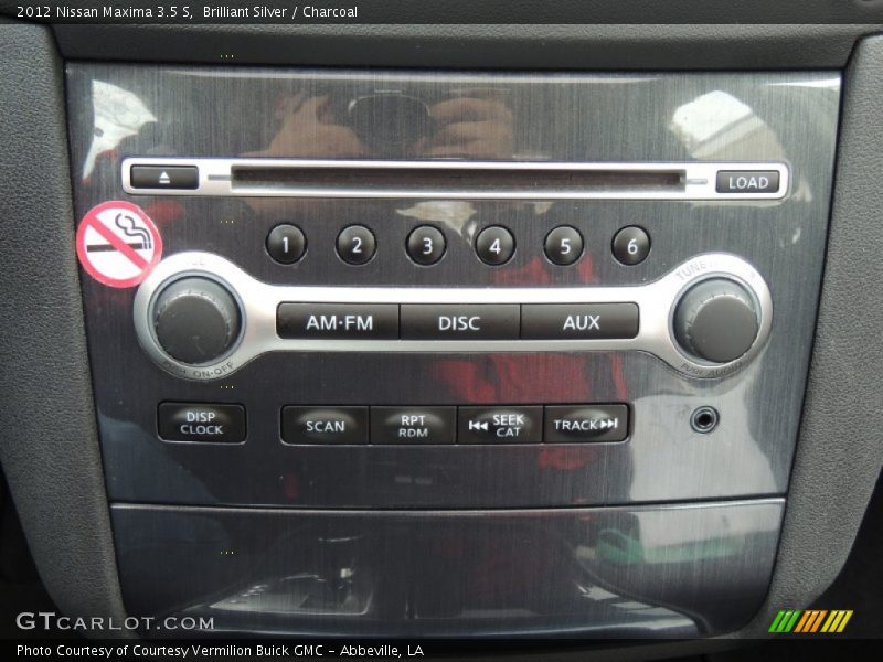 Brilliant Silver / Charcoal 2012 Nissan Maxima 3.5 S