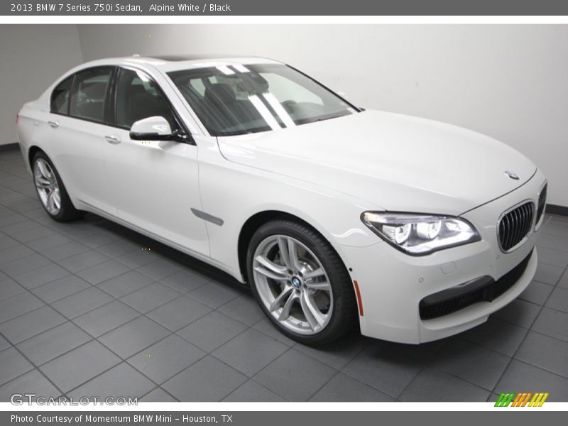 Alpine White / Black 2013 BMW 7 Series 750i Sedan