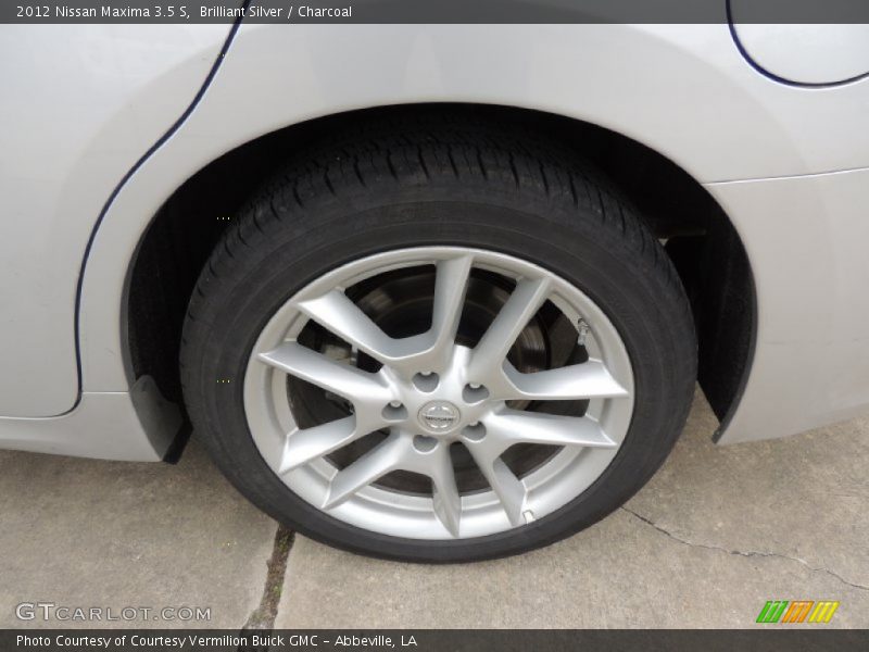 Brilliant Silver / Charcoal 2012 Nissan Maxima 3.5 S