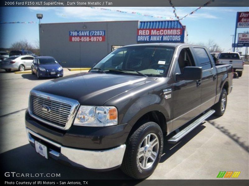 Dark Stone Metallic / Tan 2006 Ford F150 XLT SuperCrew