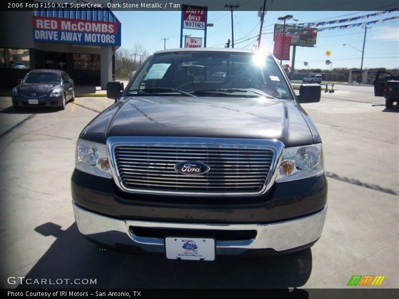 Dark Stone Metallic / Tan 2006 Ford F150 XLT SuperCrew
