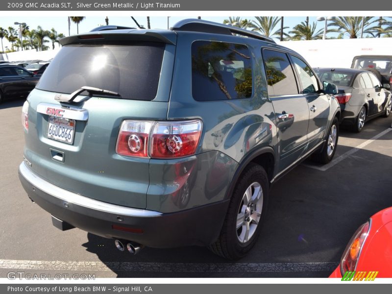 Silver Green Metallic / Light Titanium 2009 GMC Acadia SLT