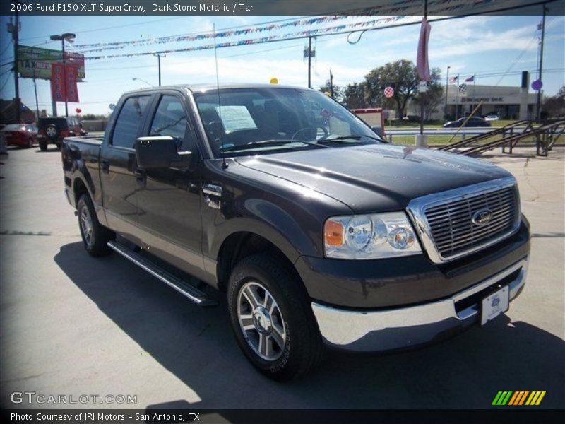 Dark Stone Metallic / Tan 2006 Ford F150 XLT SuperCrew