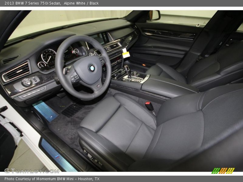 Black Interior - 2013 7 Series 750i Sedan 