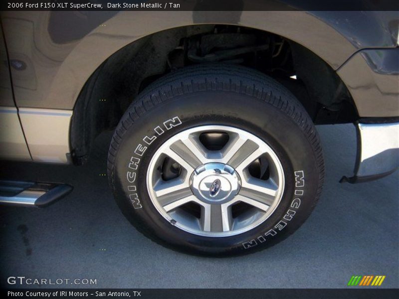 Dark Stone Metallic / Tan 2006 Ford F150 XLT SuperCrew