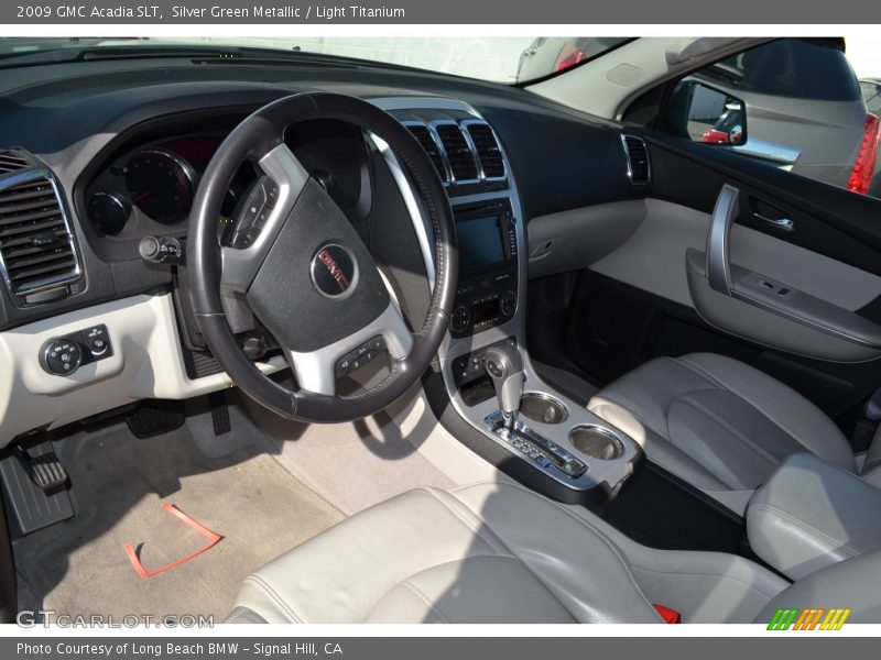 Silver Green Metallic / Light Titanium 2009 GMC Acadia SLT
