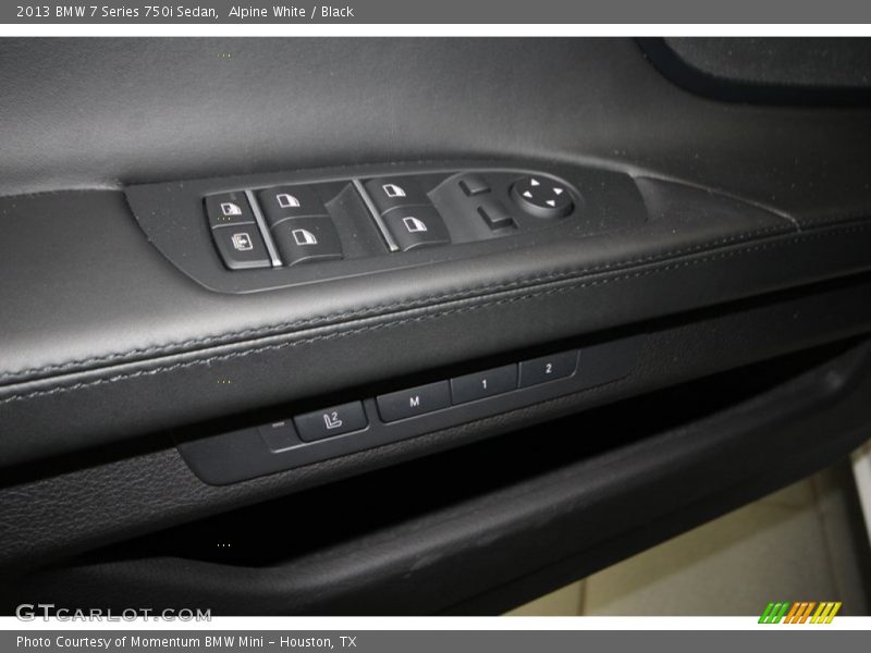 Alpine White / Black 2013 BMW 7 Series 750i Sedan