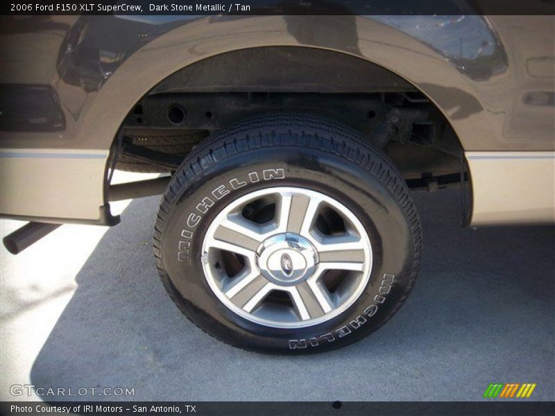Dark Stone Metallic / Tan 2006 Ford F150 XLT SuperCrew