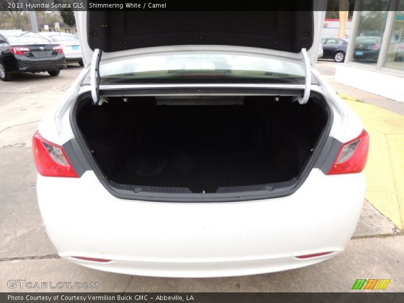 Shimmering White / Camel 2013 Hyundai Sonata GLS