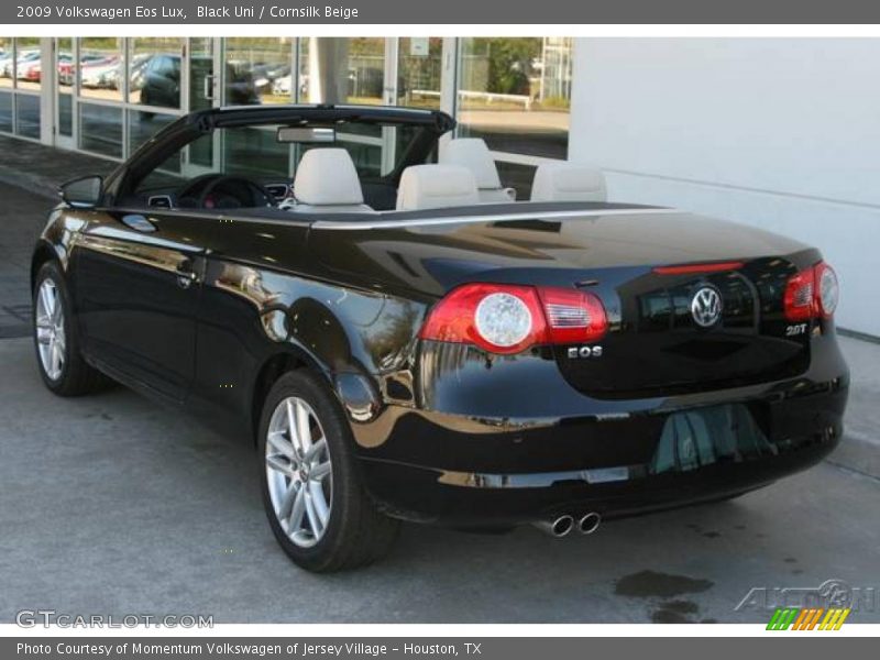 Black Uni / Cornsilk Beige 2009 Volkswagen Eos Lux
