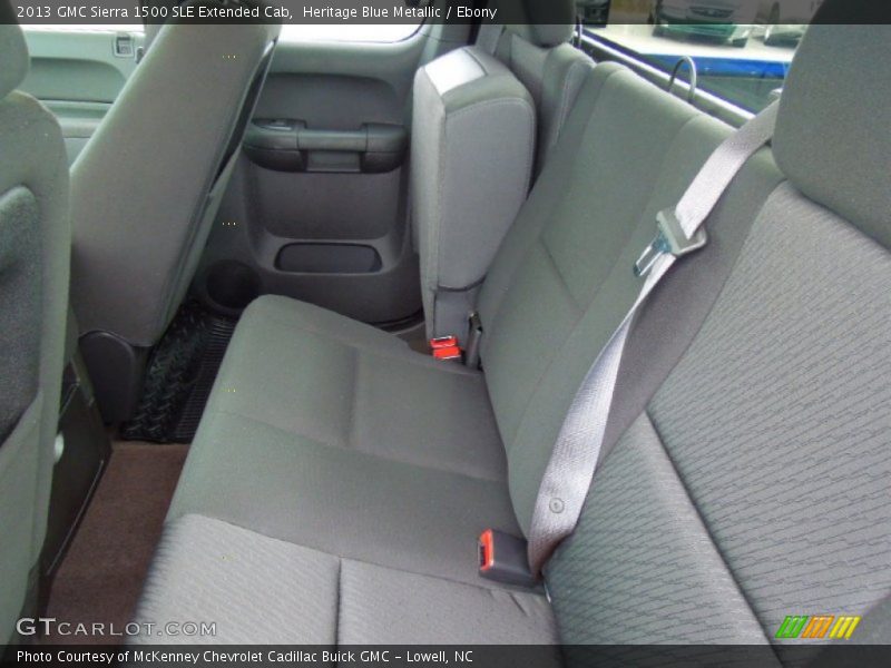 Heritage Blue Metallic / Ebony 2013 GMC Sierra 1500 SLE Extended Cab