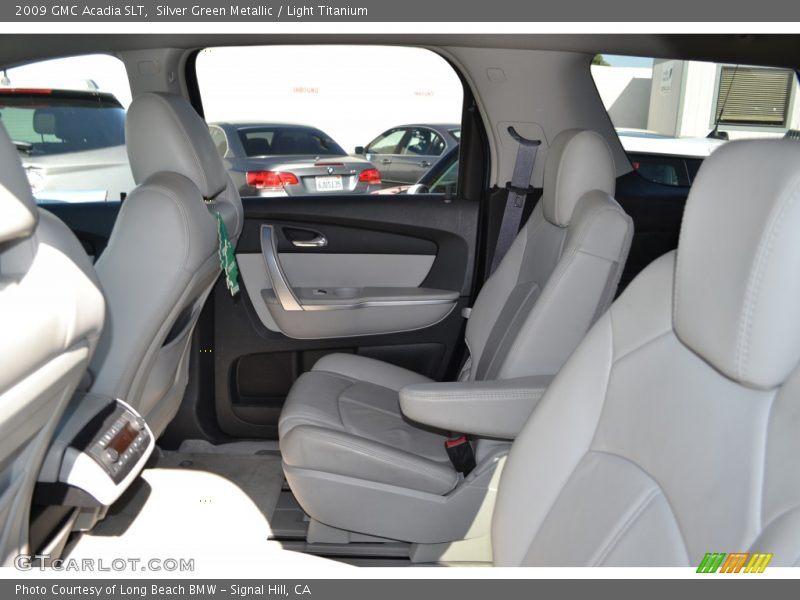 Silver Green Metallic / Light Titanium 2009 GMC Acadia SLT