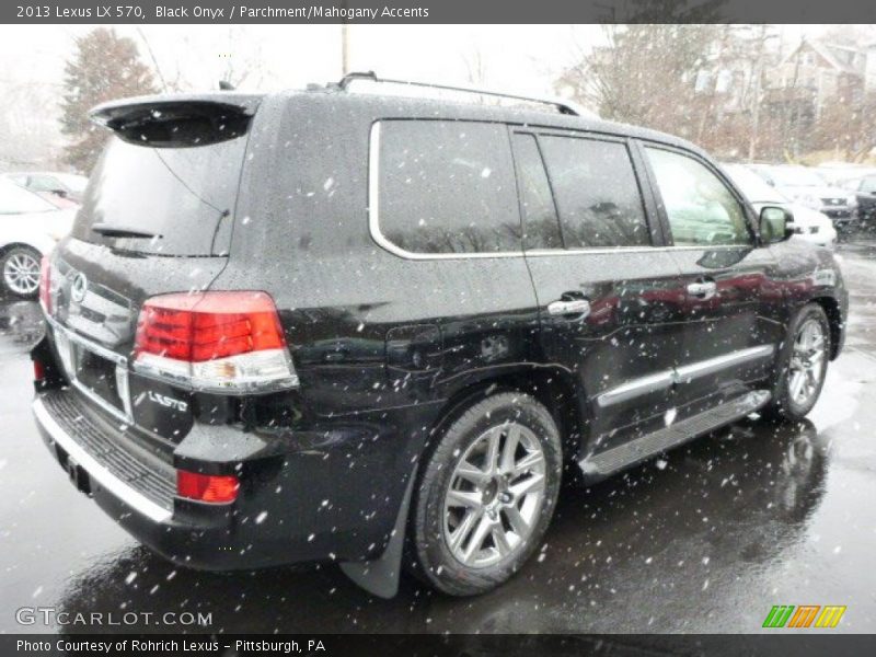 Black Onyx / Parchment/Mahogany Accents 2013 Lexus LX 570