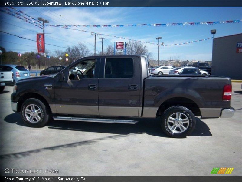 Dark Stone Metallic / Tan 2006 Ford F150 XLT SuperCrew