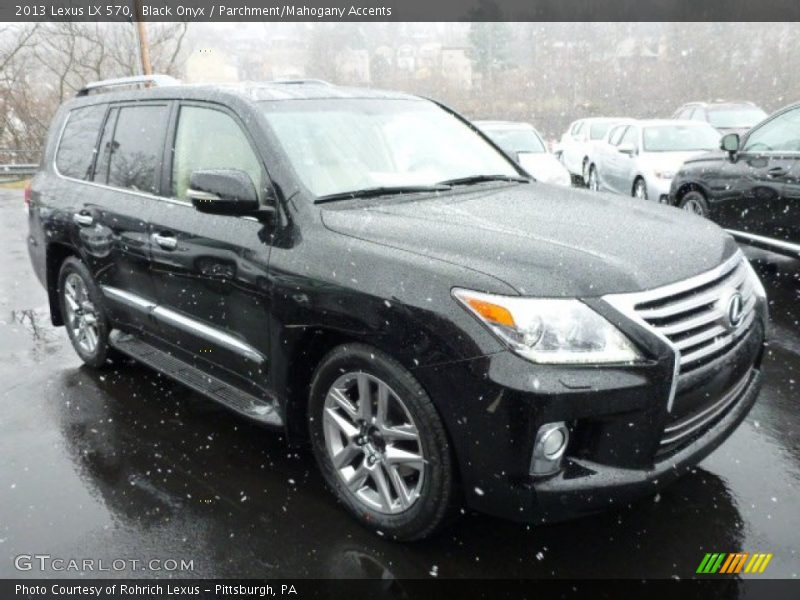 Black Onyx / Parchment/Mahogany Accents 2013 Lexus LX 570