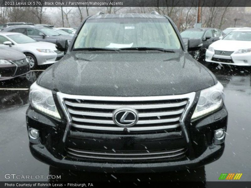 Black Onyx / Parchment/Mahogany Accents 2013 Lexus LX 570