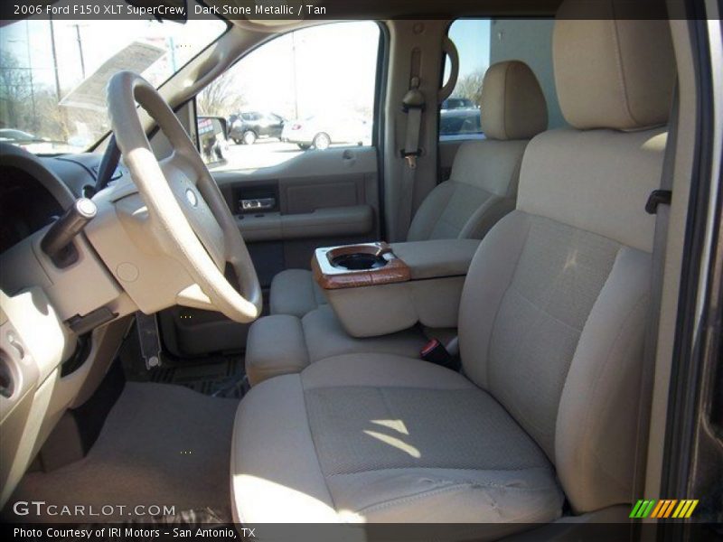 Dark Stone Metallic / Tan 2006 Ford F150 XLT SuperCrew