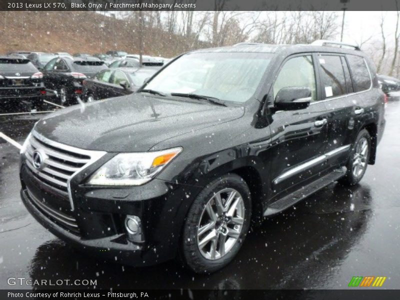 Black Onyx / Parchment/Mahogany Accents 2013 Lexus LX 570