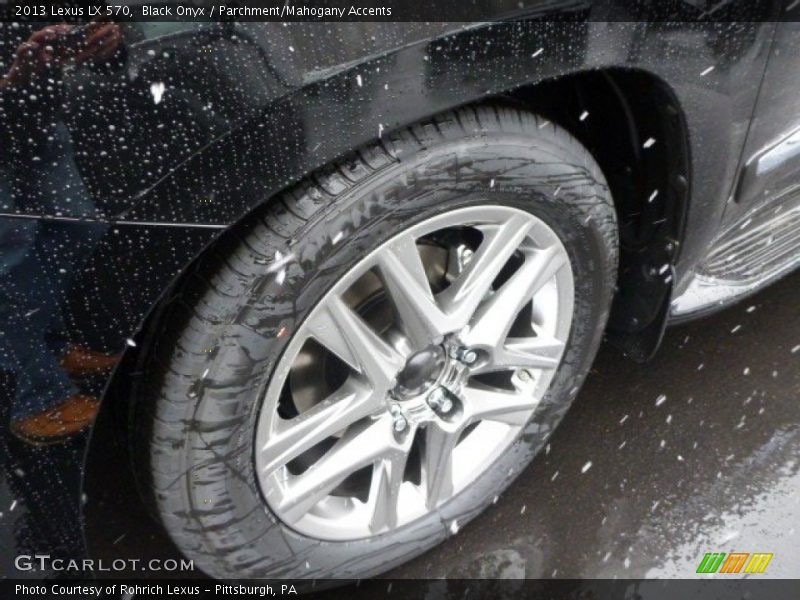 Black Onyx / Parchment/Mahogany Accents 2013 Lexus LX 570