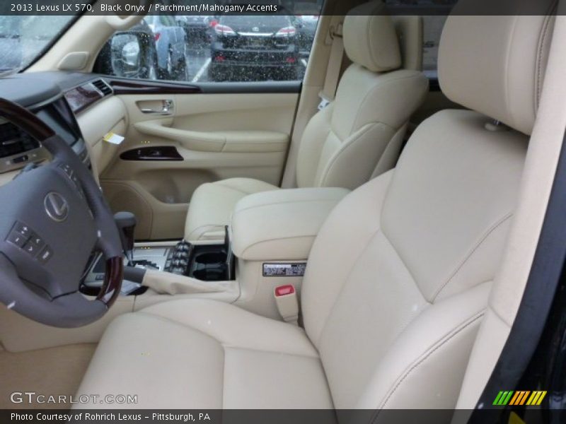 Black Onyx / Parchment/Mahogany Accents 2013 Lexus LX 570