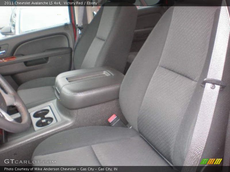 Victory Red / Ebony 2011 Chevrolet Avalanche LS 4x4