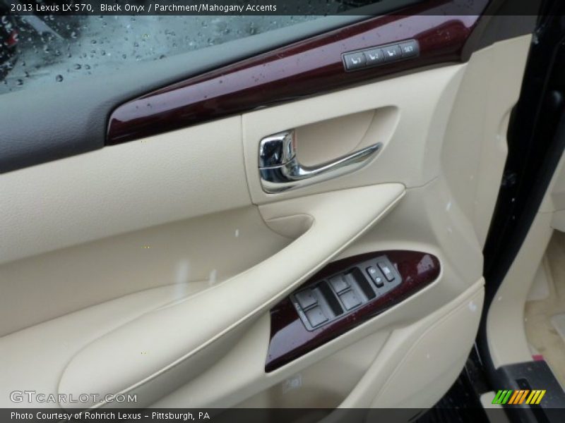 Black Onyx / Parchment/Mahogany Accents 2013 Lexus LX 570