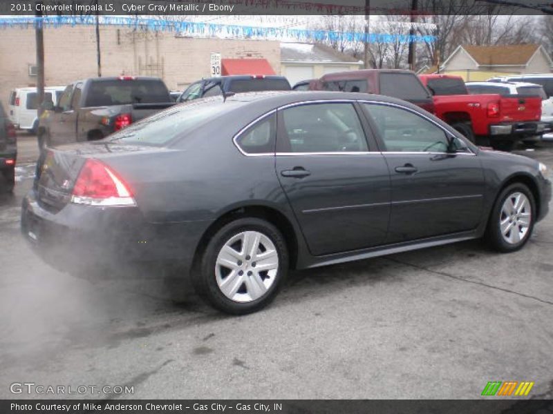 Cyber Gray Metallic / Ebony 2011 Chevrolet Impala LS