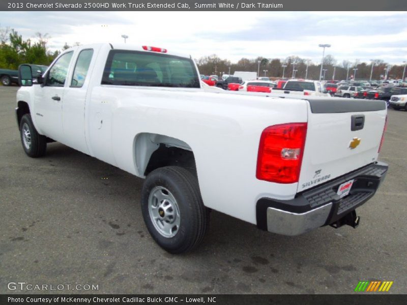 Summit White / Dark Titanium 2013 Chevrolet Silverado 2500HD Work Truck Extended Cab