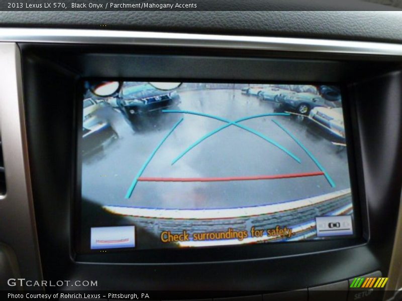Black Onyx / Parchment/Mahogany Accents 2013 Lexus LX 570
