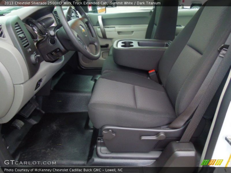 Summit White / Dark Titanium 2013 Chevrolet Silverado 2500HD Work Truck Extended Cab