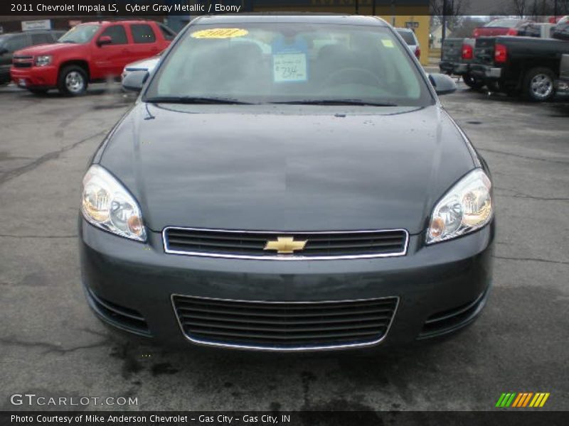 Cyber Gray Metallic / Ebony 2011 Chevrolet Impala LS