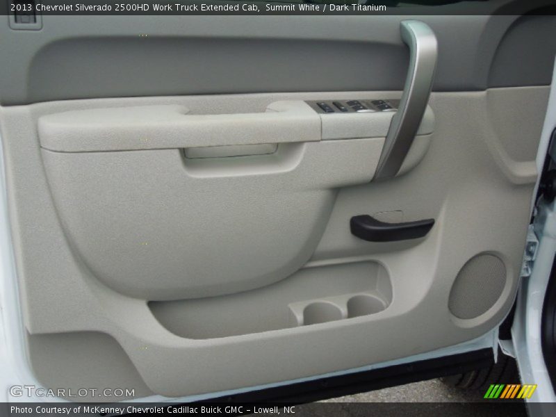 Summit White / Dark Titanium 2013 Chevrolet Silverado 2500HD Work Truck Extended Cab