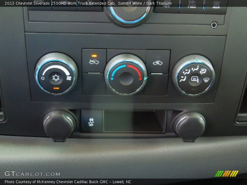 Summit White / Dark Titanium 2013 Chevrolet Silverado 2500HD Work Truck Extended Cab