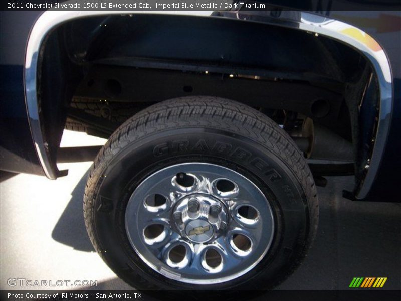 Imperial Blue Metallic / Dark Titanium 2011 Chevrolet Silverado 1500 LS Extended Cab