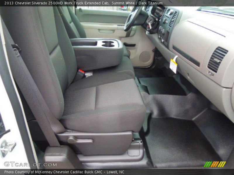 Summit White / Dark Titanium 2013 Chevrolet Silverado 2500HD Work Truck Extended Cab