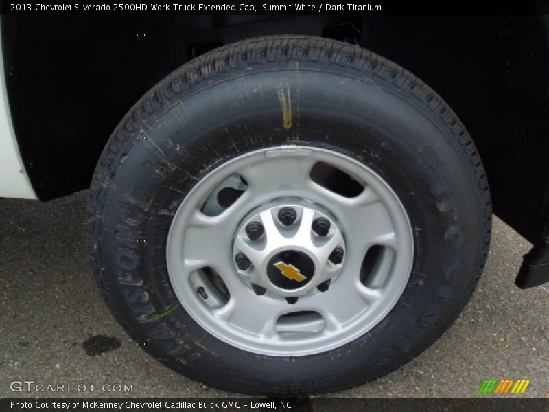 Summit White / Dark Titanium 2013 Chevrolet Silverado 2500HD Work Truck Extended Cab