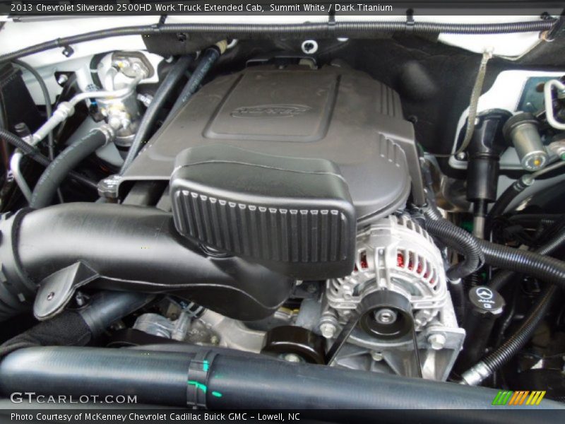 Summit White / Dark Titanium 2013 Chevrolet Silverado 2500HD Work Truck Extended Cab