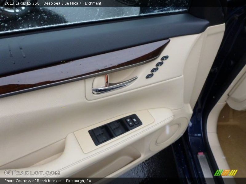 Deep Sea Blue Mica / Parchment 2013 Lexus ES 350