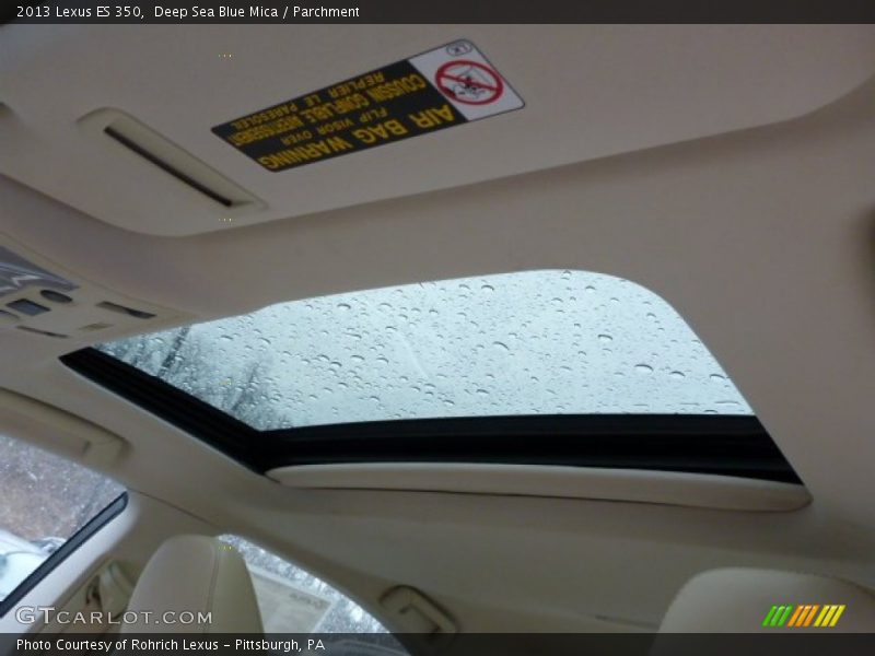 Deep Sea Blue Mica / Parchment 2013 Lexus ES 350