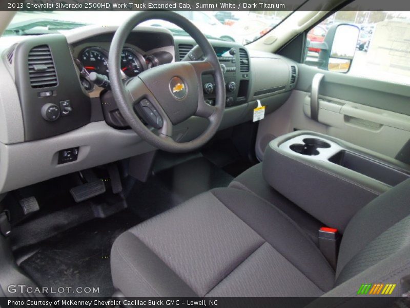 Summit White / Dark Titanium 2013 Chevrolet Silverado 2500HD Work Truck Extended Cab