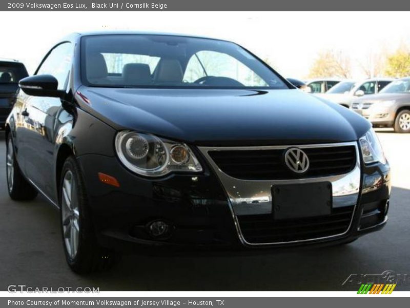 Black Uni / Cornsilk Beige 2009 Volkswagen Eos Lux