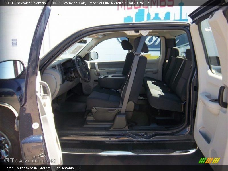 Imperial Blue Metallic / Dark Titanium 2011 Chevrolet Silverado 1500 LS Extended Cab