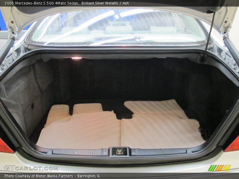 Brilliant Silver Metallic / Ash 2005 Mercedes-Benz S 500 4Matic Sedan