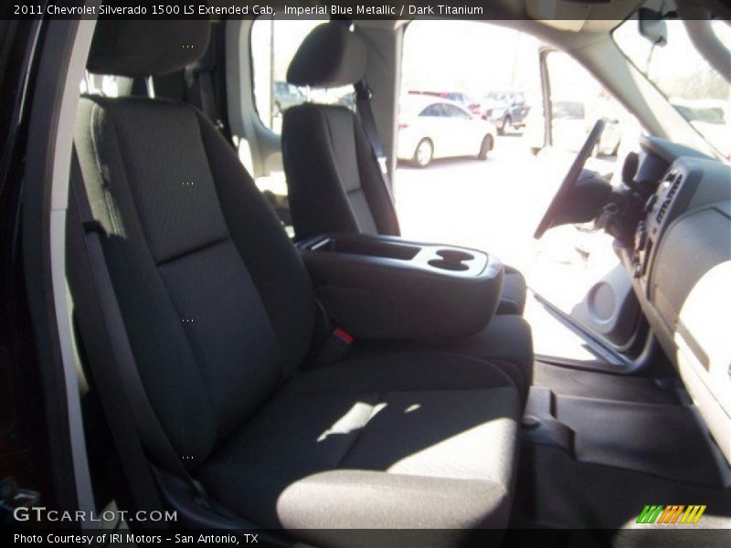 Imperial Blue Metallic / Dark Titanium 2011 Chevrolet Silverado 1500 LS Extended Cab
