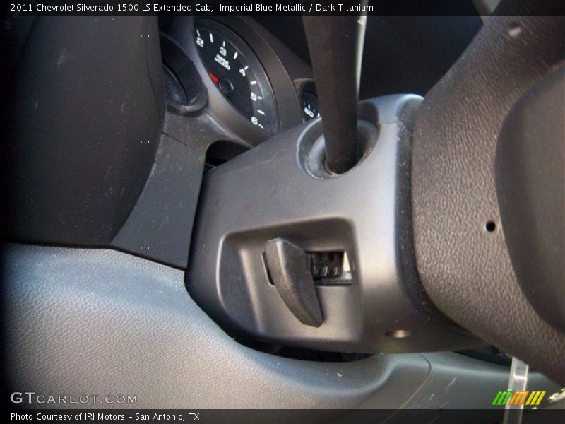 Imperial Blue Metallic / Dark Titanium 2011 Chevrolet Silverado 1500 LS Extended Cab